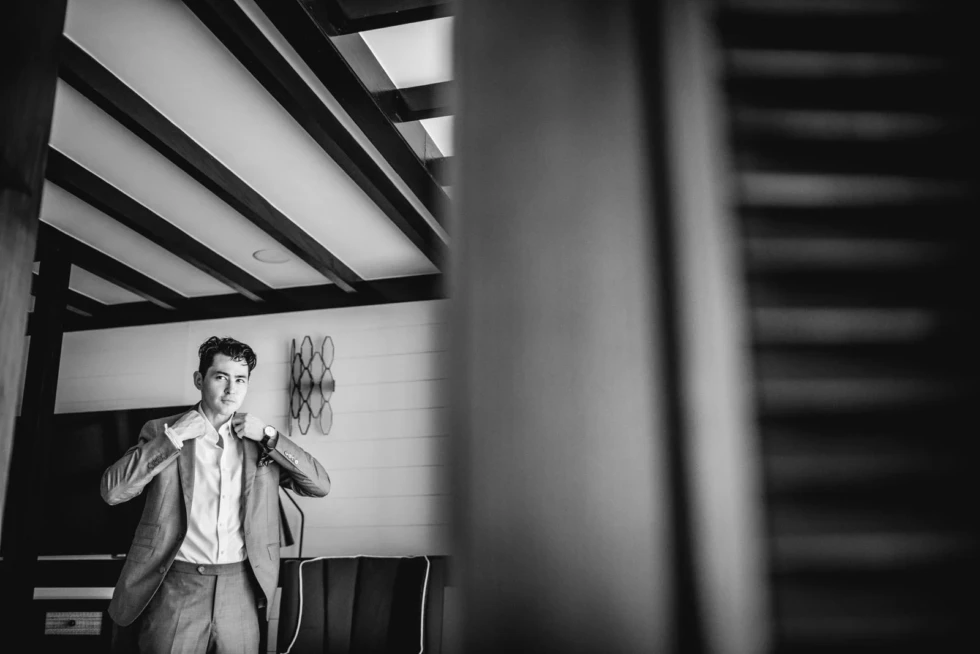 Groom’s Getting-Ready Shots in Mexico City